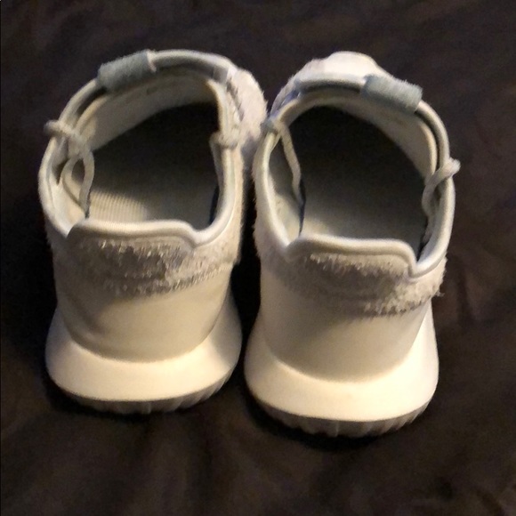 White Men’s Suede/Nubuck Adidas Tubular Shadows - Picture 3 of 5